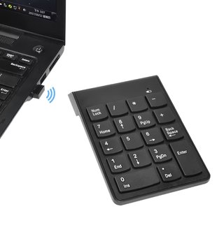 Teclado Numérico Bluetooth Negro