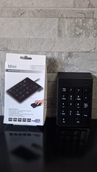 Teclado Numérico Bluetooth Negro