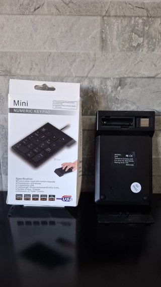 Teclado Numérico Bluetooth Negro