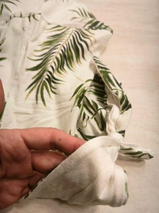 Body estampado hojas tropicales
