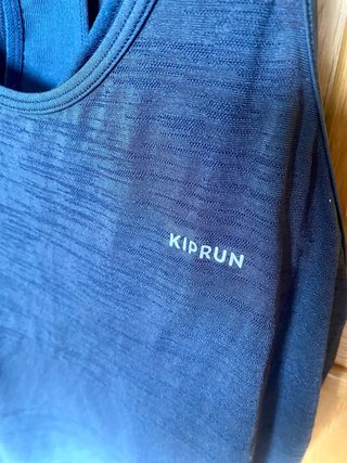 Camiseta running mujer azul