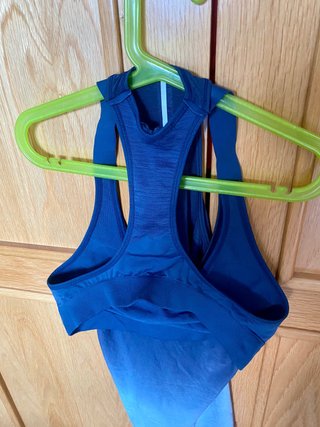 Camiseta running mujer azul