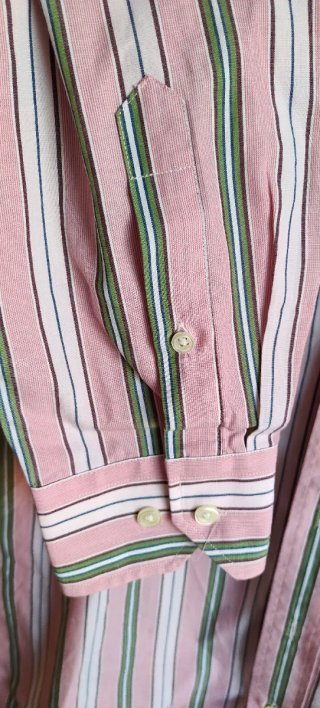 Camisa rayas rosas y verdes Dustin
