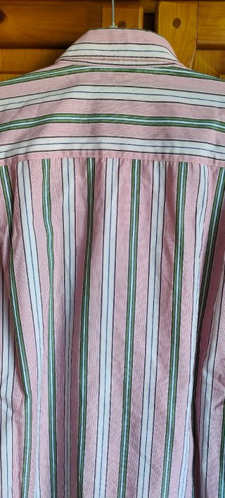 Camisa rayas rosas y verdes Dustin