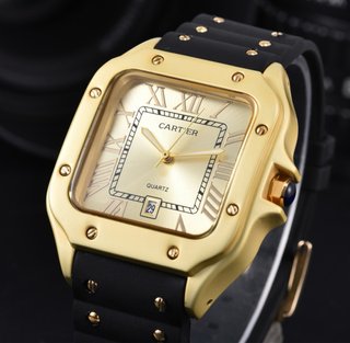 Reloj Cartier Dorado y Negro