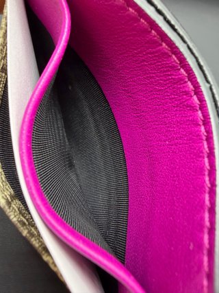 Portacarte Gucci Beige e Rosa