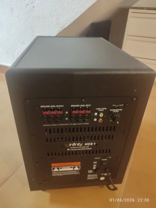 Subwoofer Infinity Negro
