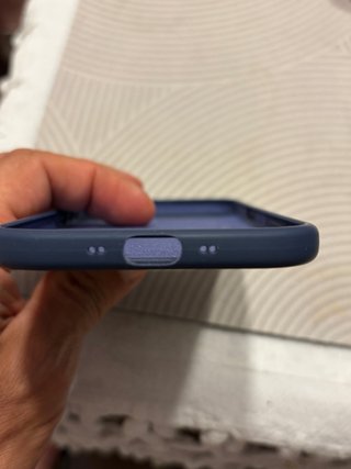 Funda Silicona iPhone Air APOKIN Azul
