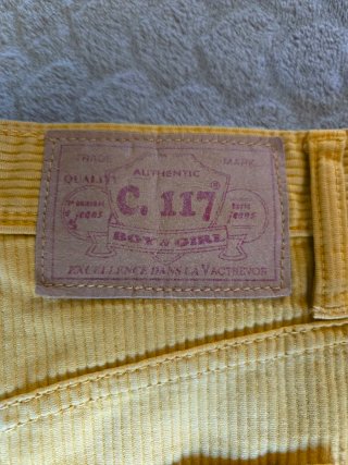 Calças C.117 Vintage Amarelo mostarda