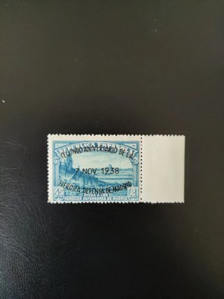 Sello España 1938 Defensa Madrid Edifil 789