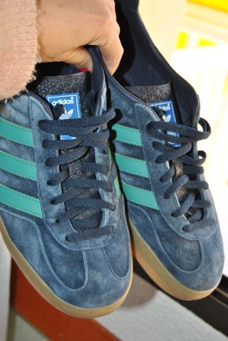 Adidas Gazelle Indoor Talla 42 Terciopelo Marino