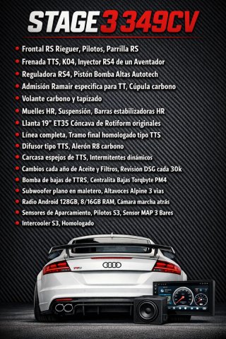 NEGOCIABLE Audi TT 2008 350cv muchos extras impeca