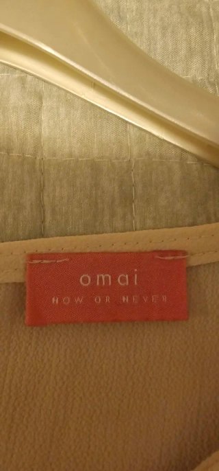 Mini abito Omai beige taglia unica taglia M/44