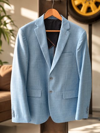 Americana / Blazer Pertegaz Azul Claro Talla 54