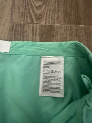 Falda verde corta H&M Talla L