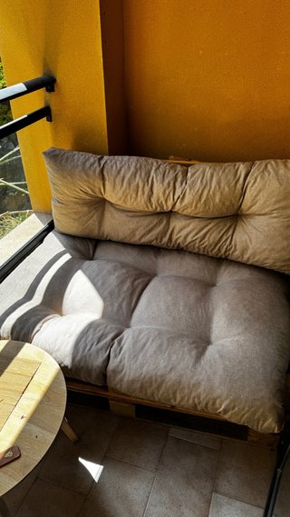 Cojín Palet Beige Best Wool