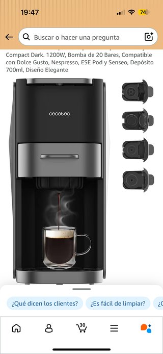 Cafetera Cecotec Nueva