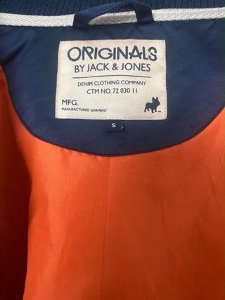 Chaqueta Bomber Jack & Jones Azul usada