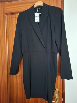 Vestido blazer Mango negro