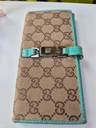 2x1 Cartera GUCCI Originales Marrón- Rosa-Azul