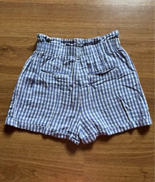 Conjunto cuadros blazer y shorts