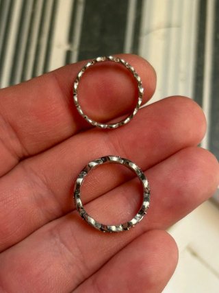Lote 2 anillos mujer de plata 925