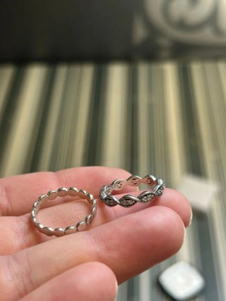 Lote 2 anillos mujer de plata 925