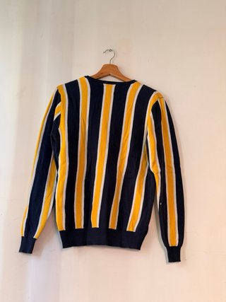 Jersey Primark rayas verticales azul y amarillo