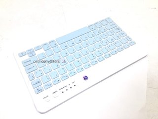 teclado alfanumerico sin marca blanco sin modelo