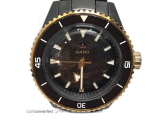 reloj alta gama caballero rado captain cook high tech ceramic skeleton