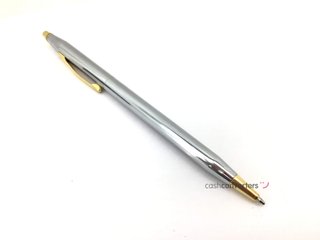 boligrafo alta gama cross plateado
