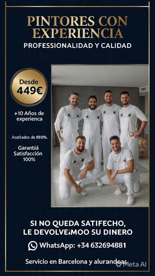 Ofrecemos servicios profesionales de pintura.