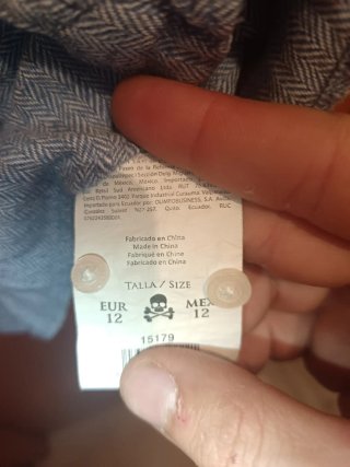 Camisa Scalpers niño gris