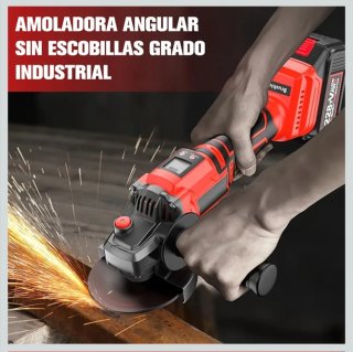 Amoladora Angular Inalámbrica (2 Baterías)