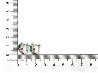 pendientes plata 925mm con piedra