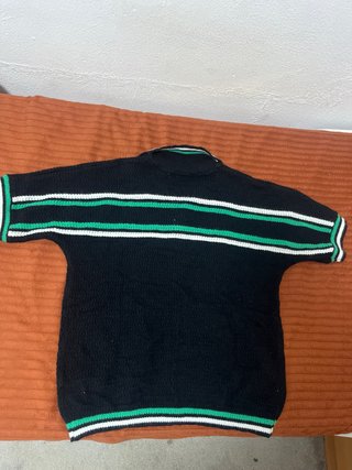 Conjunto Casablanca Negro y Verde Talla M