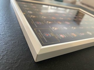 Cornice 21x30 bianca Albo d’oro Champions League