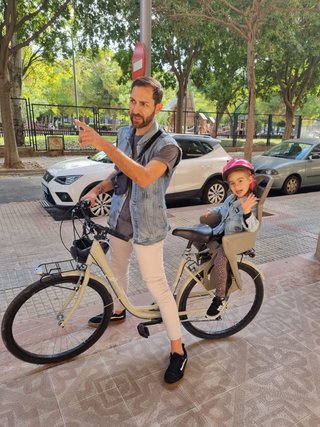Bici Paseo con Silla Niños Nueva