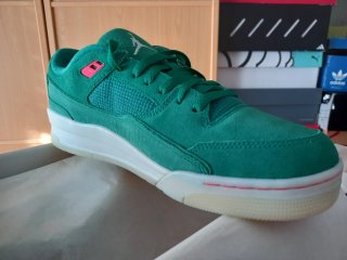 Jordan Flight Court Verde y Rosa