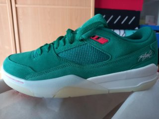 Jordan Flight Court Verde y Rosa