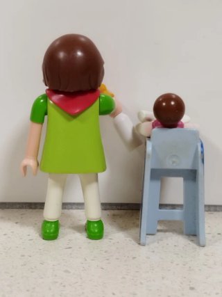 Playmobil 3208 City Life Mamá y Bebé COMPLETO