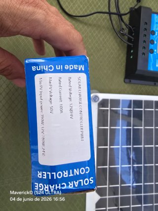 Panel Solar con Regulador 100A 12V/24V