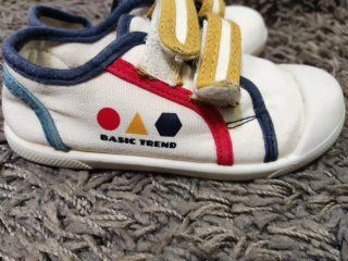Zapatillas Lefties Talla 24 Blancas Velcro