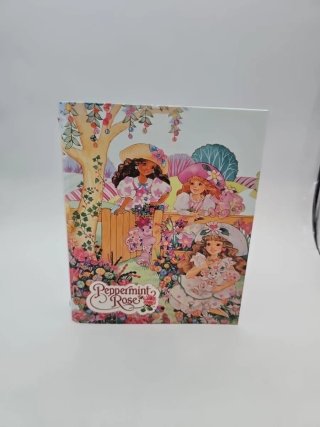 Quaderno ad anelli Peppermint Rose vintage 1994