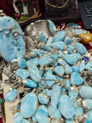 Joyería Plata Ley 925 Colgantes Azul