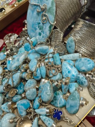 Joyería Plata Ley 925 Colgantes Azul