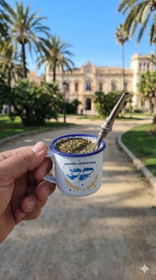 Mate esmaltado vintage