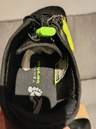 Zapatillas barefoot negras y verdes T.38 nuevas