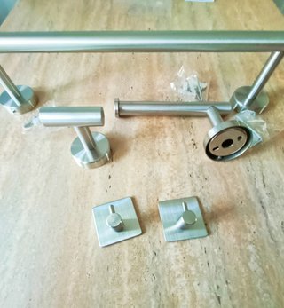 5 accesorios de baño nuevos toalleros portarrollos