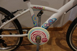Bicicleta niña 20 pulgada. Btwin